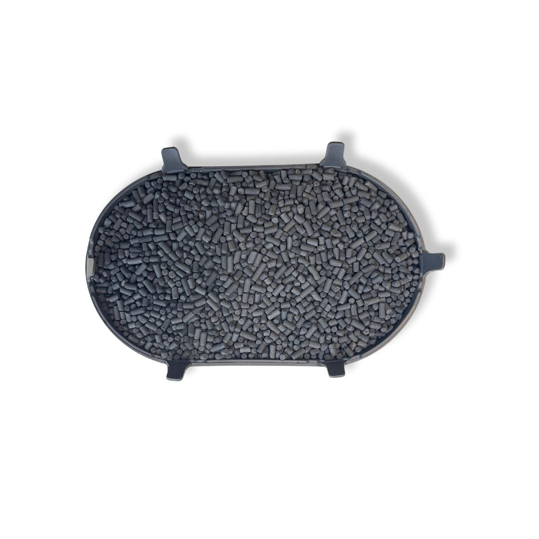 Tero's odor-blocking dust filter and activated charcoal pellet refill kit.
