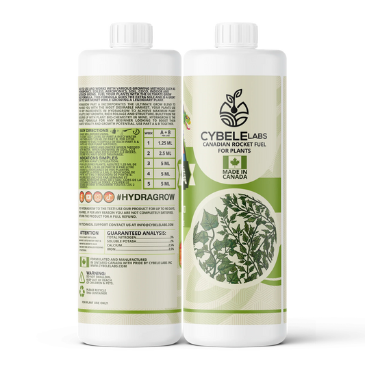 HydraGrow A & B Grow Nutrients (1L / 32oz)